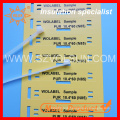 VW-1 Polyolefin Yellow Printable Marker Tags for Cable/Wire Identification